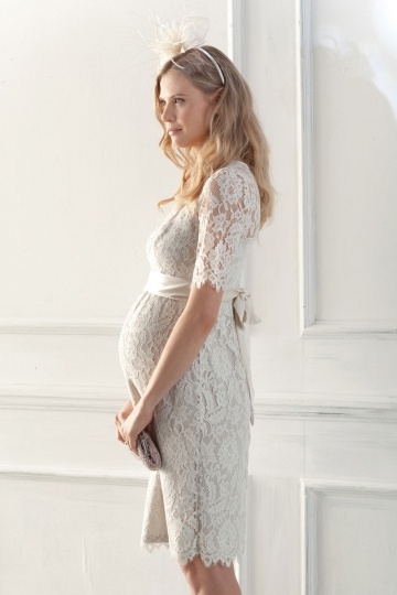 Schönes Ivory Brautkleider Online für Schwangere