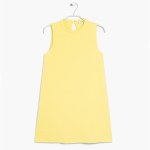 Mini-Sommerkleid-in-gelb