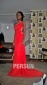 Sexy Ein Schulter Etui-Linie rotes langes Brautkleider aus Chiffon