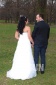 Elegantes A-Linie Trägerloses Bodenlanges Brautkleider aus Organza