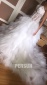 Chic Ball Gown weißes Herz-Ausschnitt Brautkleider aus Tüll